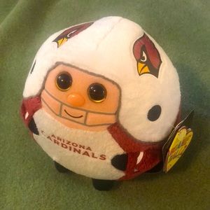 Retired 2012 TY Arizona Cardinals NFL Football Beanie Ballz
